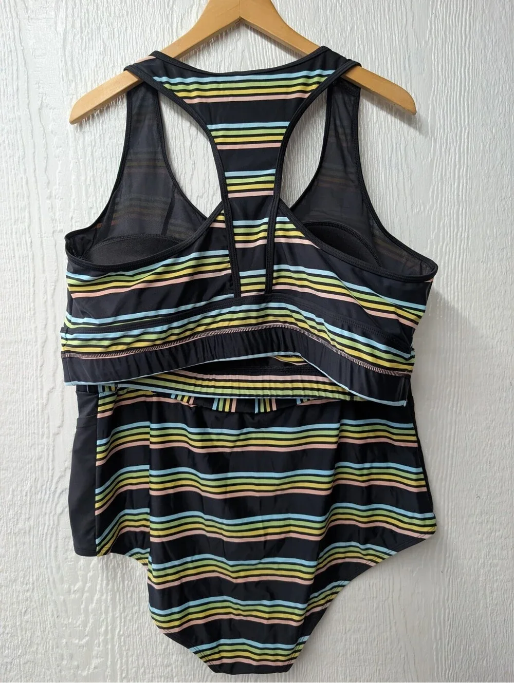 Torrid Ultra High-Rise Striped Bikini 2 Piece Swimsuit Set Beach Plus Size 3X